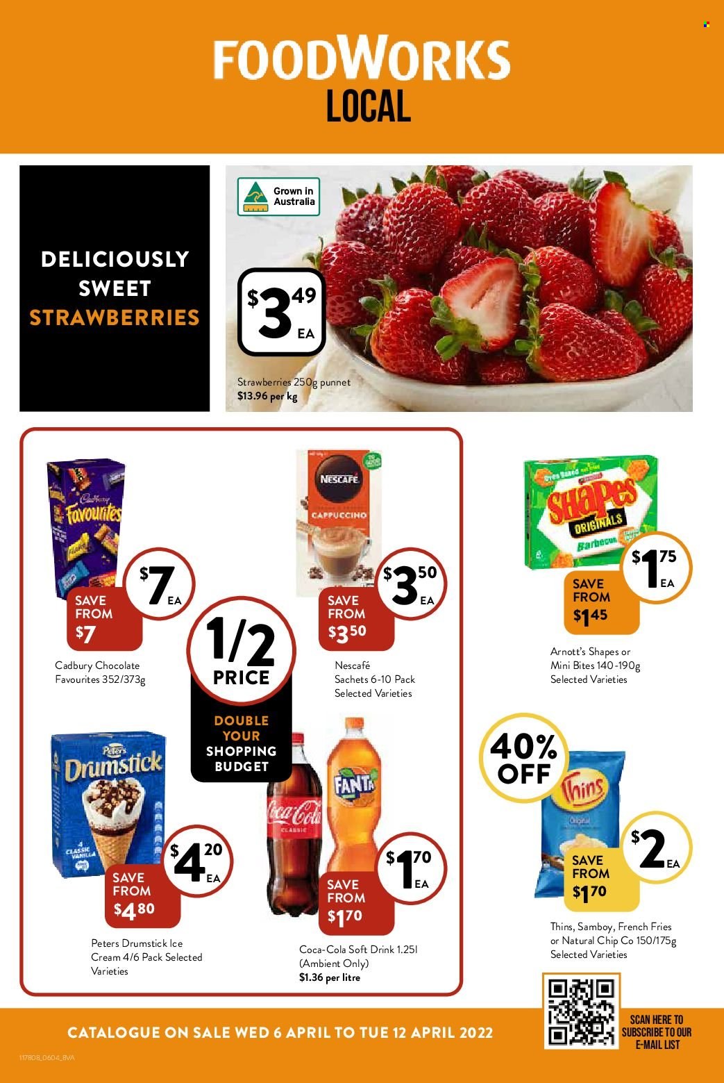 Foodworks catalogue - 6 Apr 2022 - 12 Apr 2022. Page 1