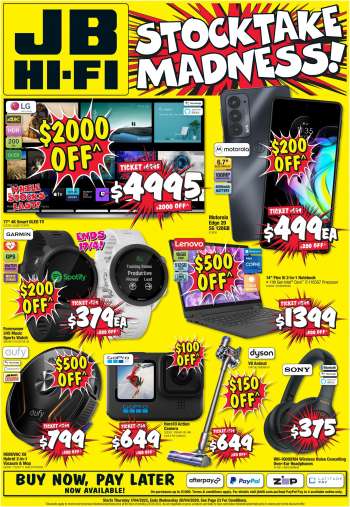 JB Hi-Fi Catalogue - 7 Apr 2022 - 20 Apr 2022.
