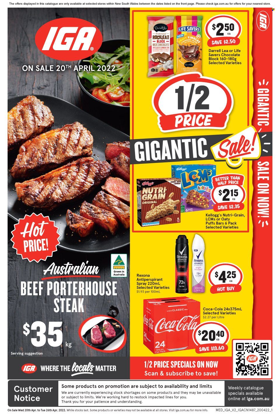 IGA catalogue - 20 Apr 2022 - 26 Apr 2022. Page 1