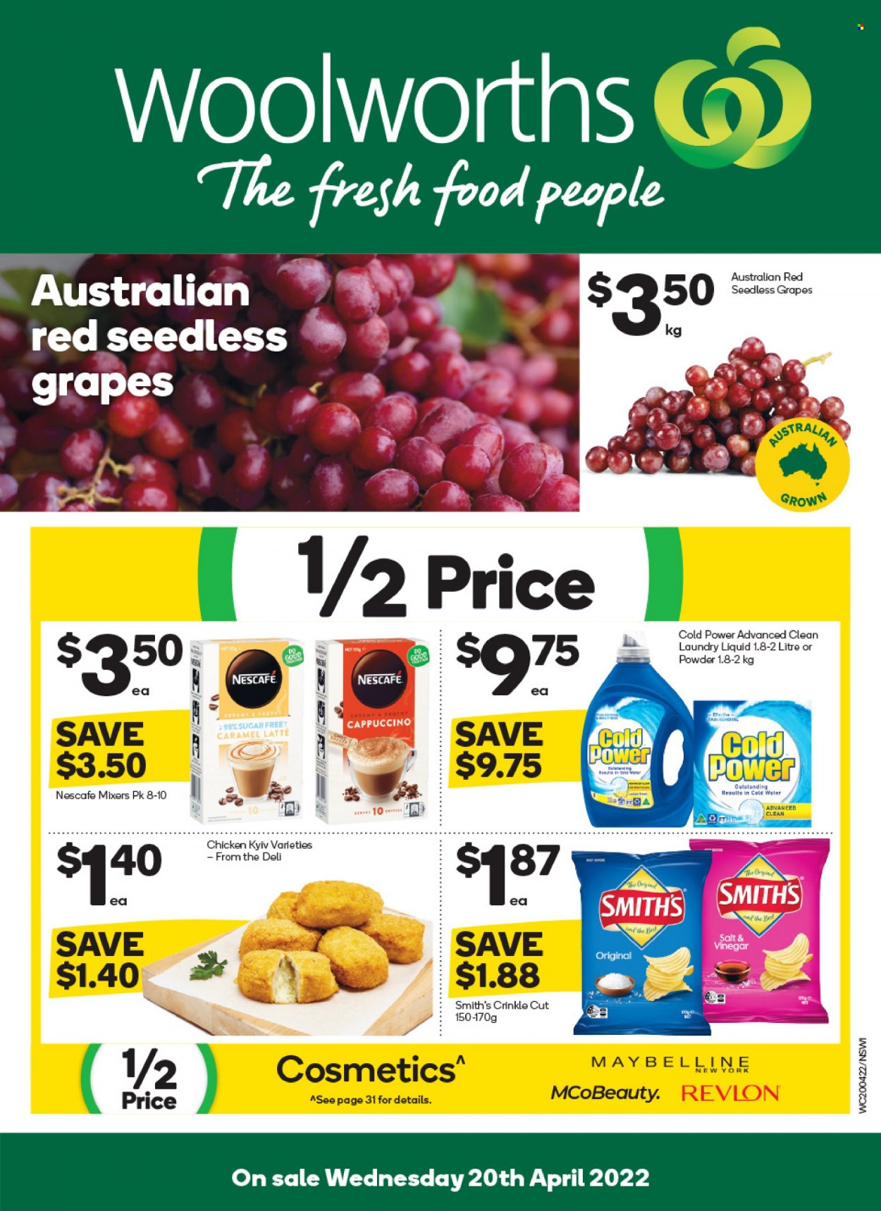 Woolworths catalogue - 20 Apr 2022 - 26 Apr 2022. Page 1