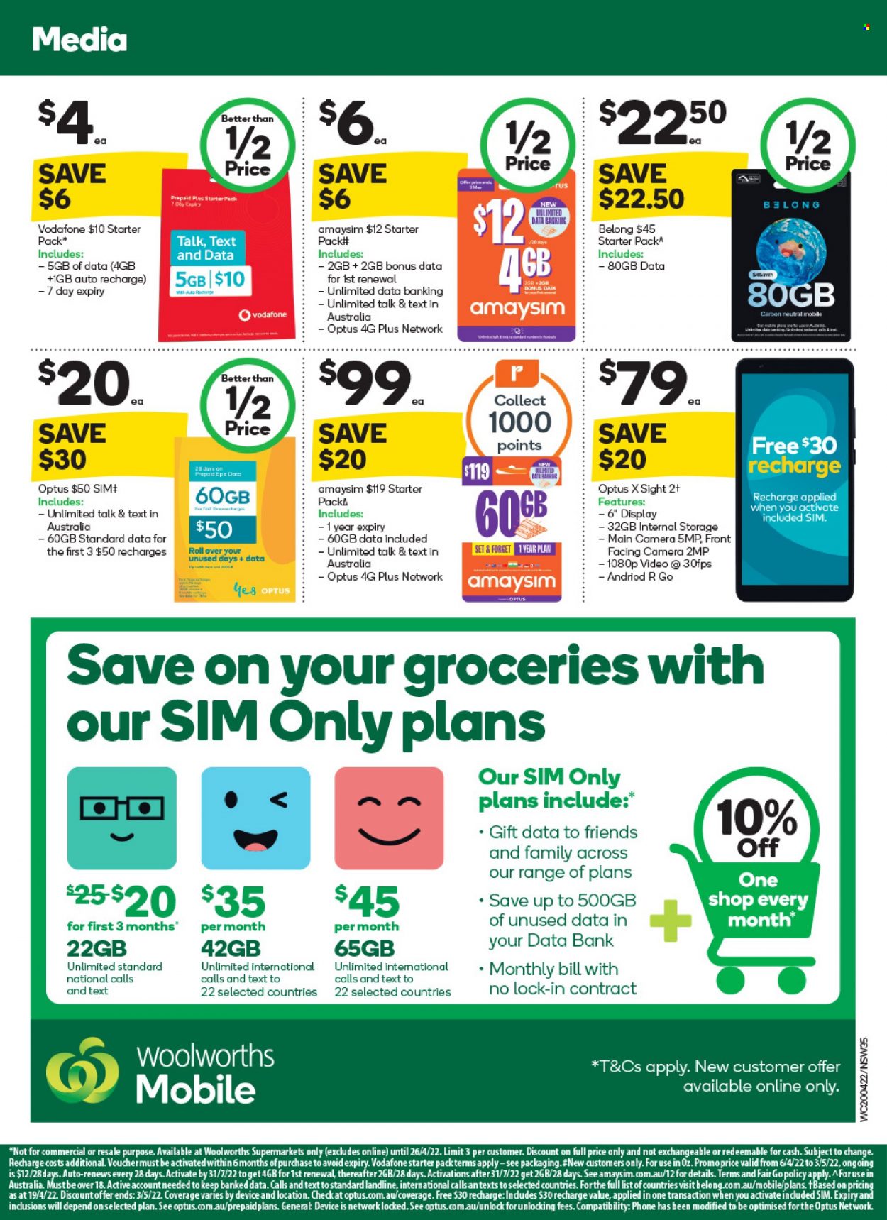 Woolworths catalogue - 20 Apr 2022 - 26 Apr 2022. Page 35