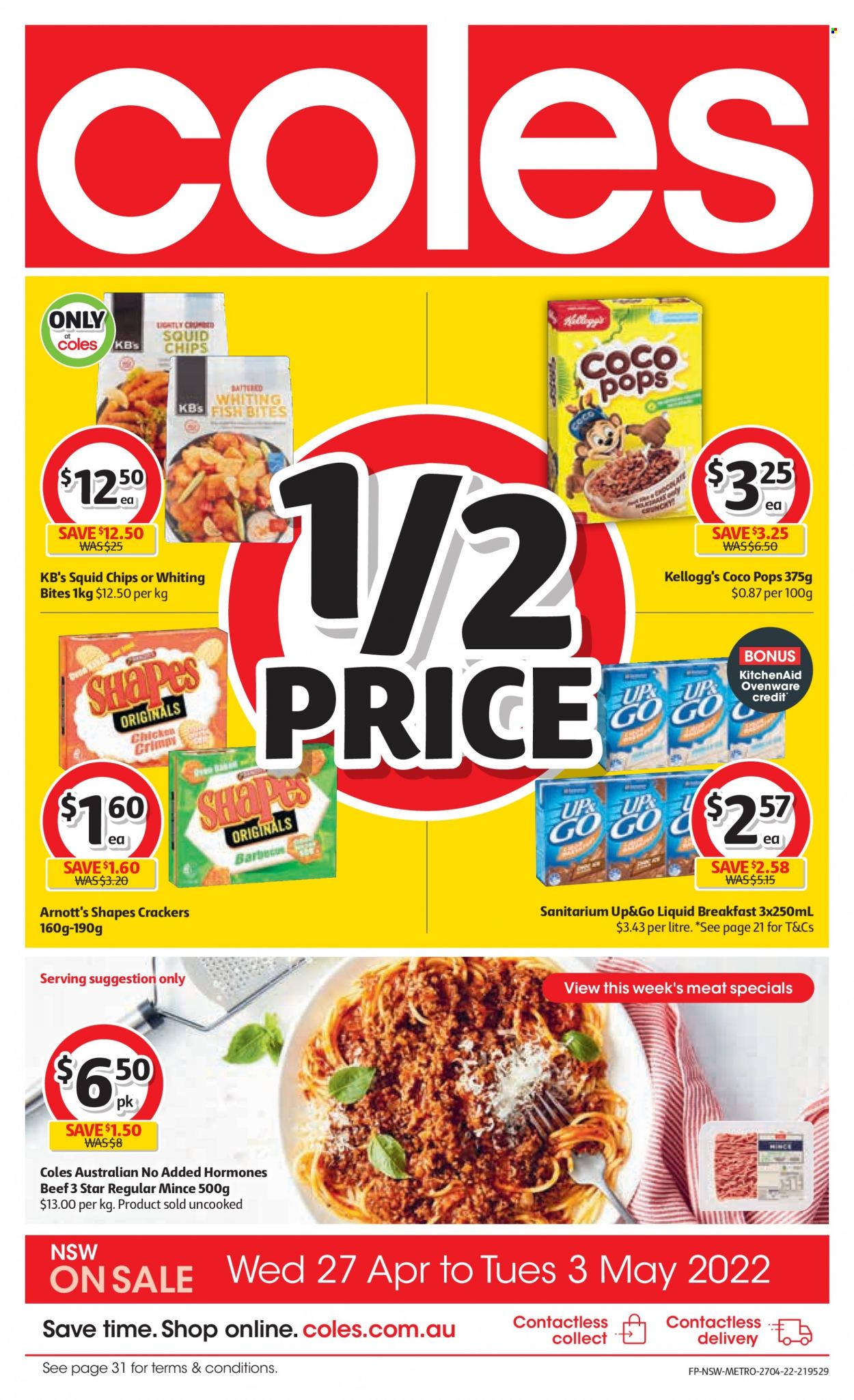 Coles catalogue - 27 Apr 2022 - 3 May 2022. Page 1
