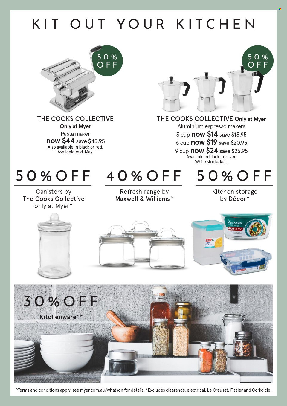 thumbnail - Myer Catalogue - Sales products - cup. Page 10.