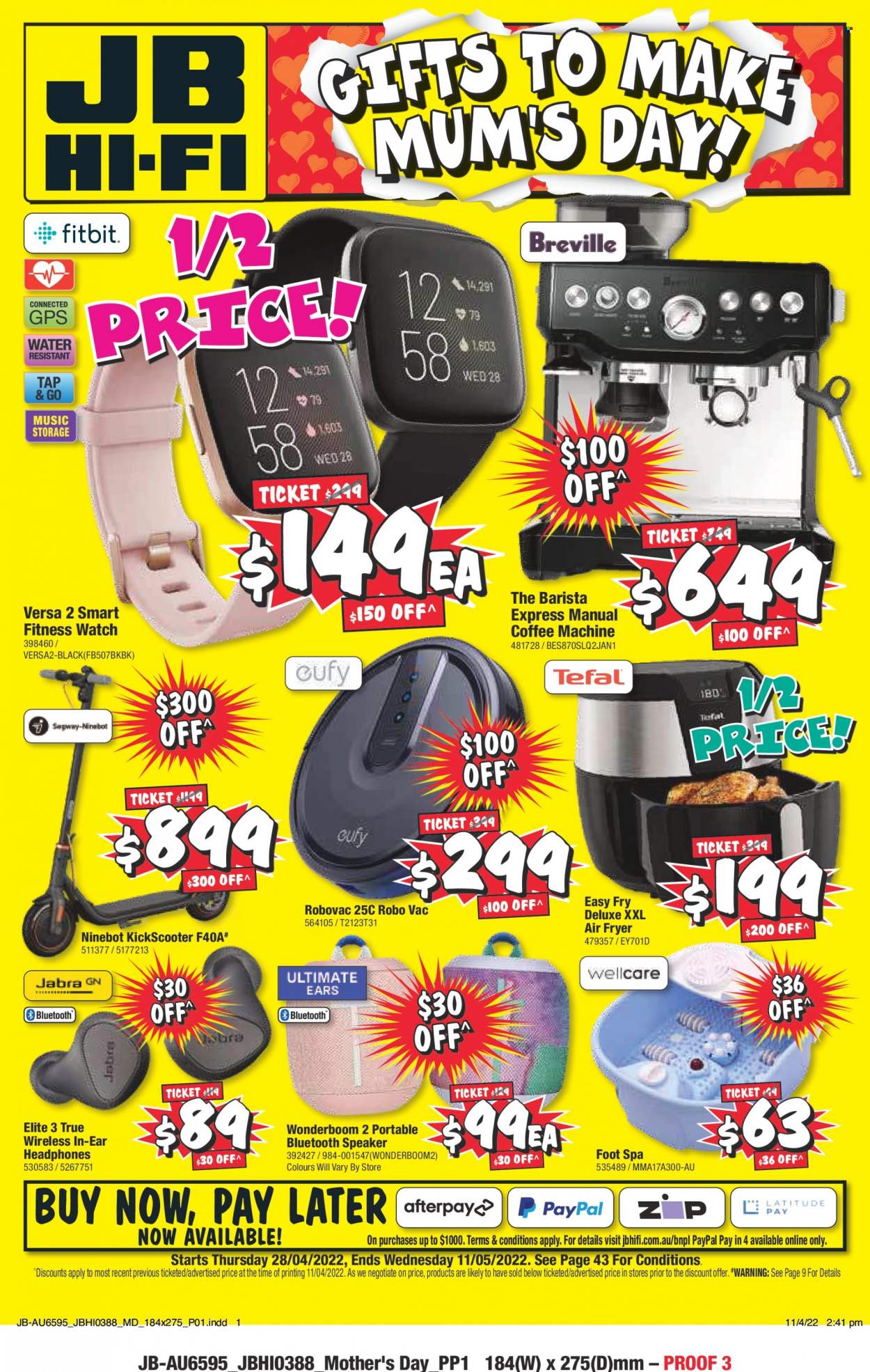 JB Hi-Fi catalogue - 28 Apr 2022 - 11 May 2022. Page 1