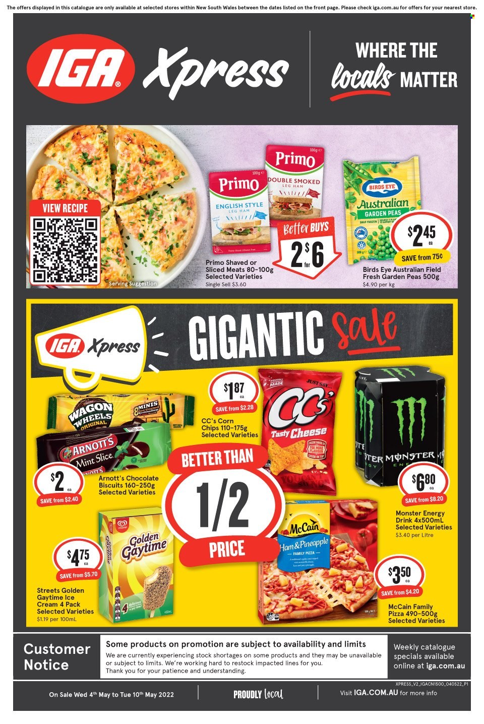 IGA Xpress catalogue - 4 May 2022 - 10 May 2022. Page 1
