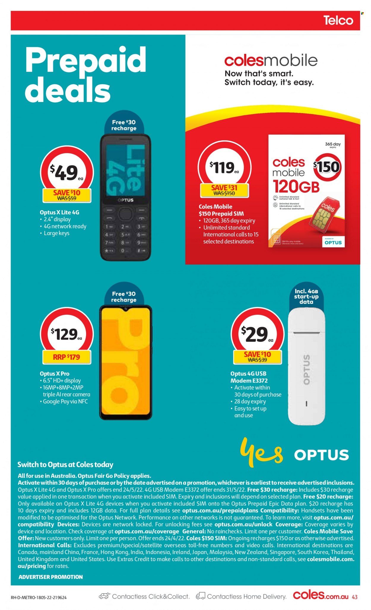 Coles catalogue - 18 May 2022 - 24 May 2022. Page 43