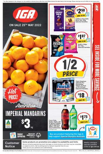 IGA Catalogue - 25 May 2022 - 31 May 2022.
