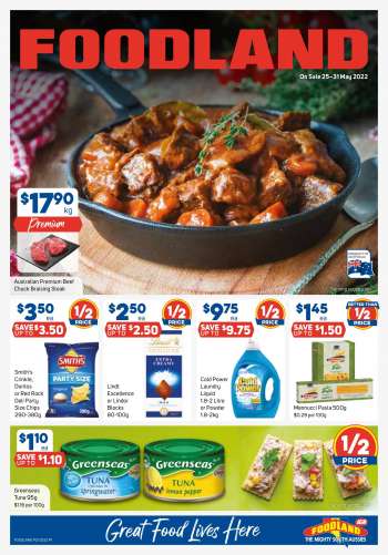 Foodland Catalogue - 25 May 2022 - 31 May 2022.