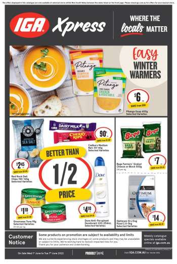 IGA Xpress Catalogue - 1 Jun 2022 - 7 Jun 2022.
