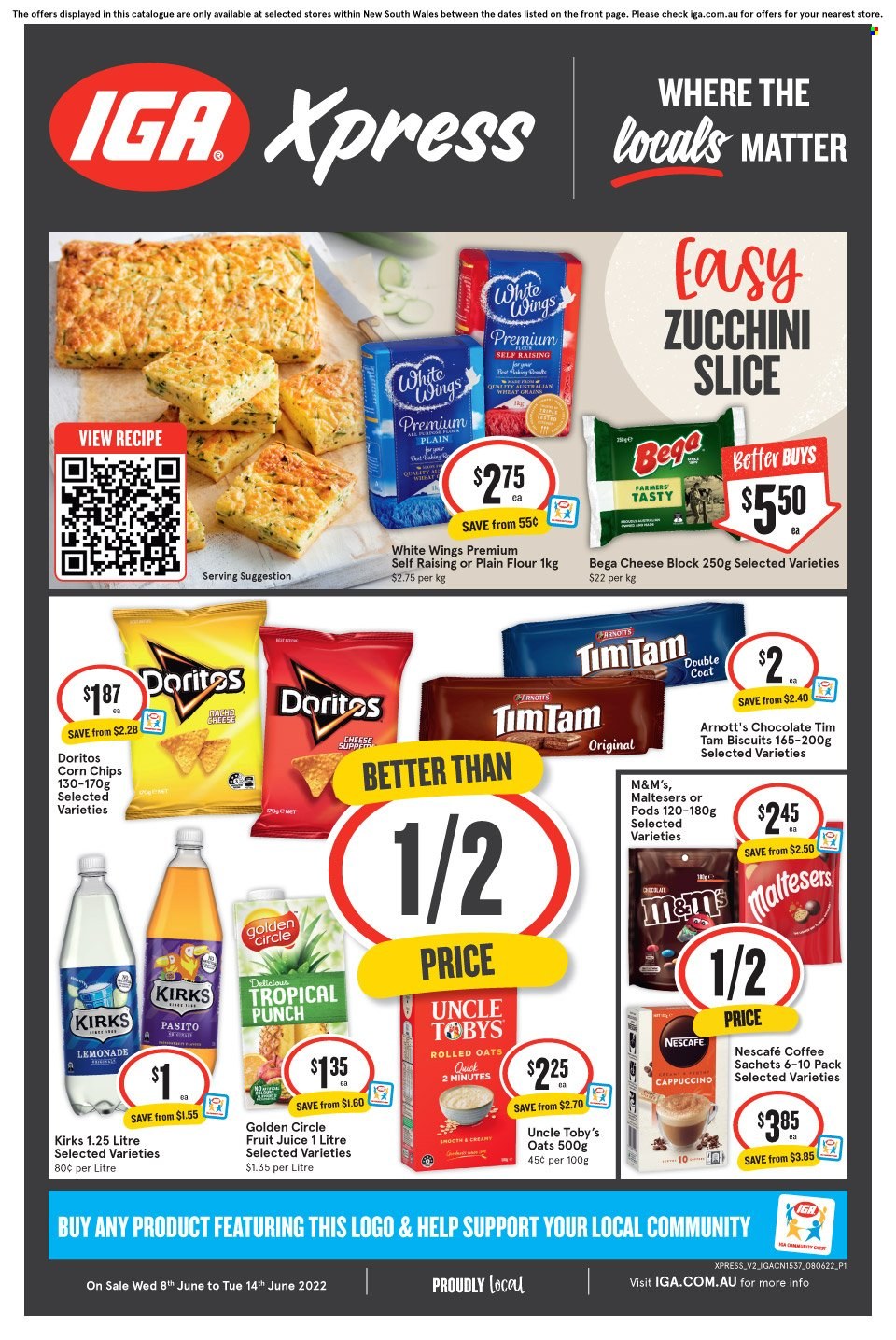 IGA Xpress catalogue - 8 Jun 2022 - 14 Jun 2022. Page 1