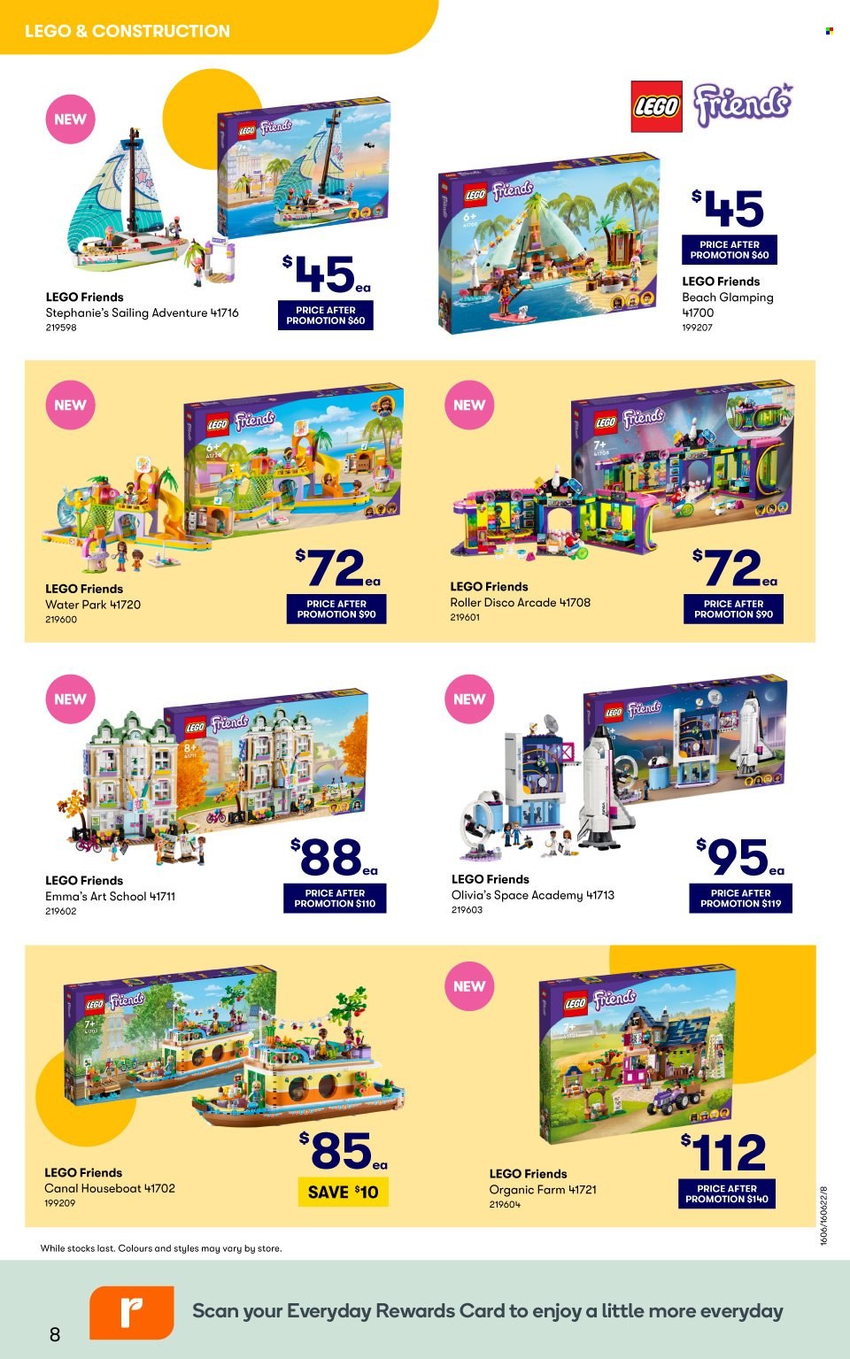 thumbnail - BIG W Catalogue - Sales products - roller, LEGO, LEGO Friends. Page 8.