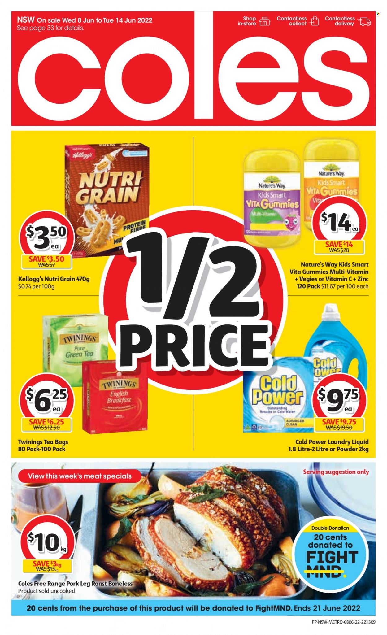Coles catalogue - 8 Jun 2022 - 14 Jun 2022. Page 1