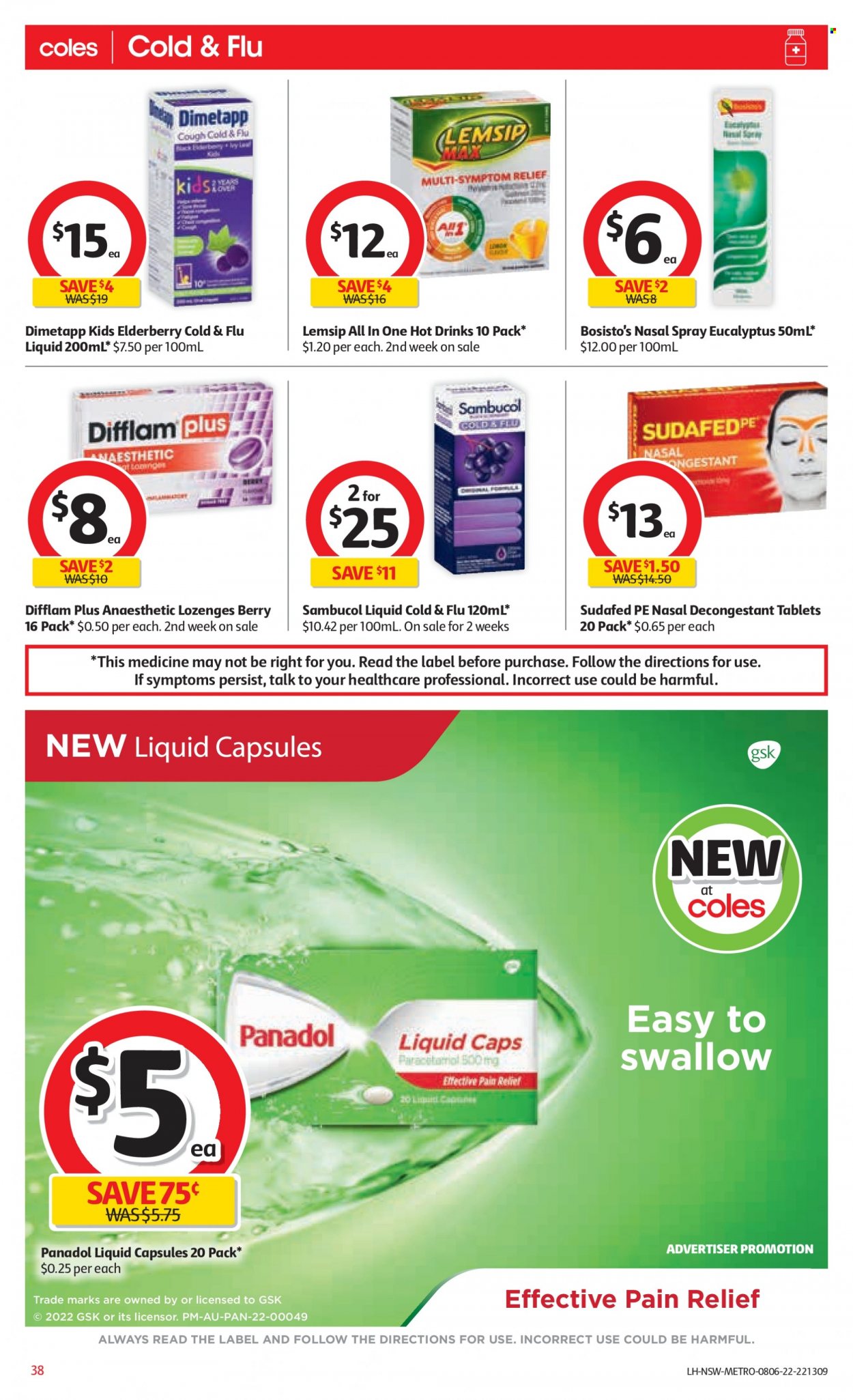 Coles catalogue - 8 Jun 2022 - 14 Jun 2022. Page 38