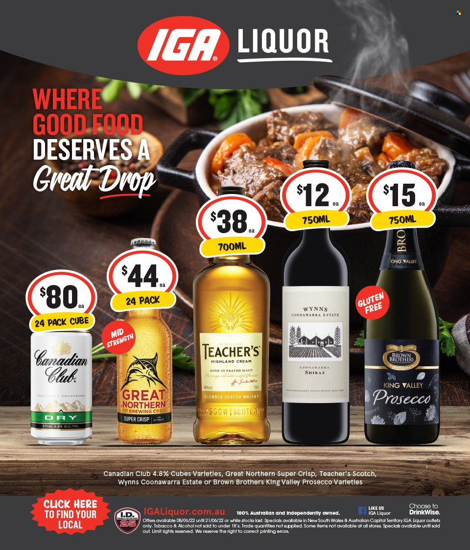 IGA LIQUOR catalogue - 8 Jun 2022 - 21 Jun 2022. Page 17