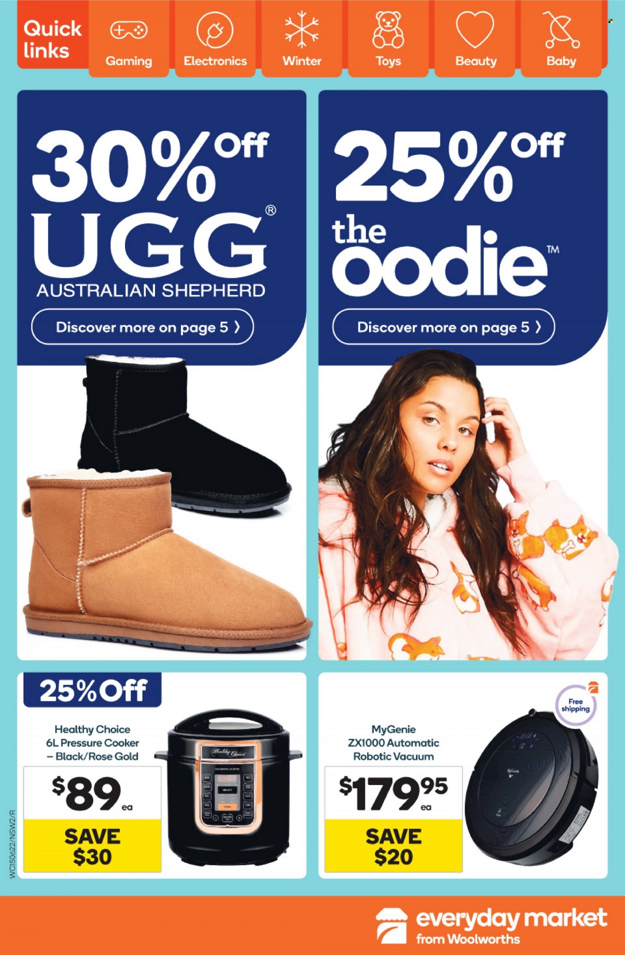 thumbnail - Woolworths Catalogue - 15 Jun 2022 - 30 Jun 2022 - Sales products - Healthy Choice, wine, pressure cooker, toys. Page 2.