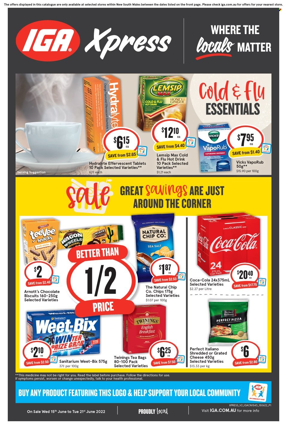 IGA Xpress catalogue - 15 Jun 2022 - 21 Jun 2022. Page 1