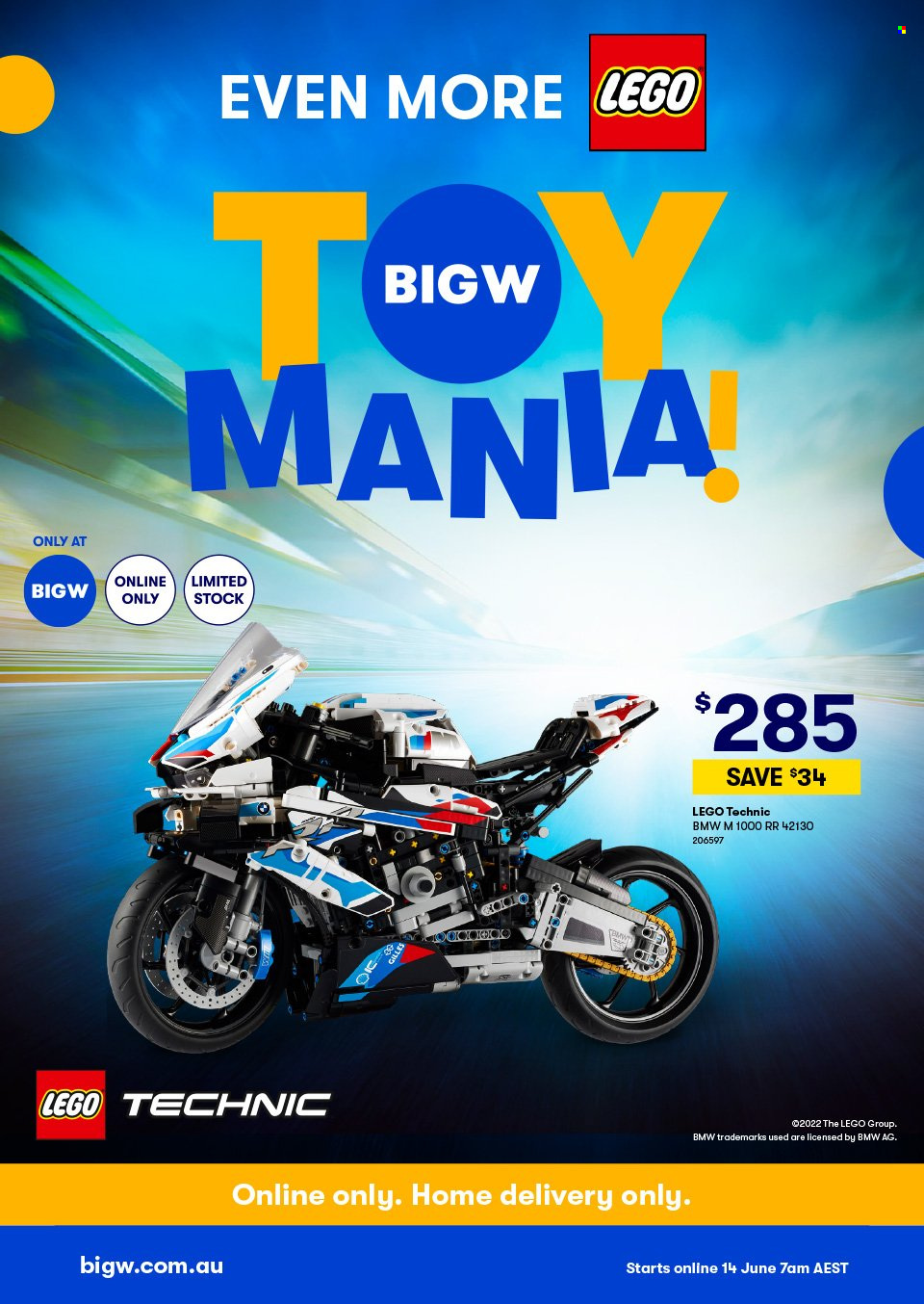 thumbnail - BIG W Catalogue - Sales products - LEGO, LEGO Technic. Page 1.