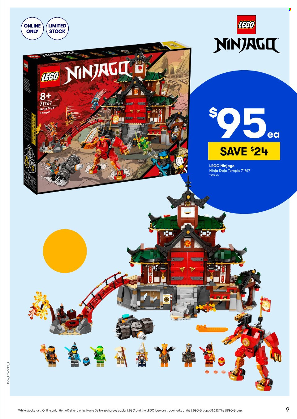 thumbnail - BIG W Catalogue - Sales products - Ninjago, LEGO, LEGO Ninjago. Page 9.