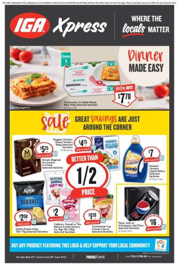 IGA Xpress Catalogue - 22 Jun 2022 - 28 Jun 2022.