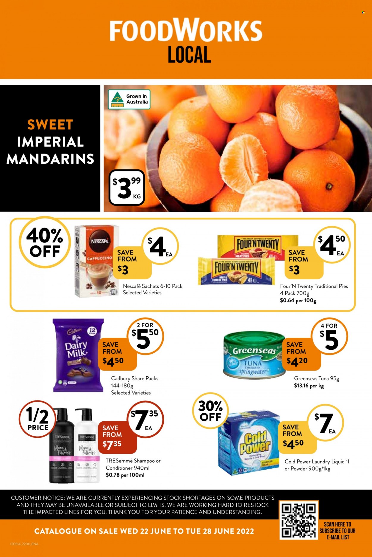 Foodworks catalogue - 22 Jun 2022 - 28 Jun 2022. Page 1