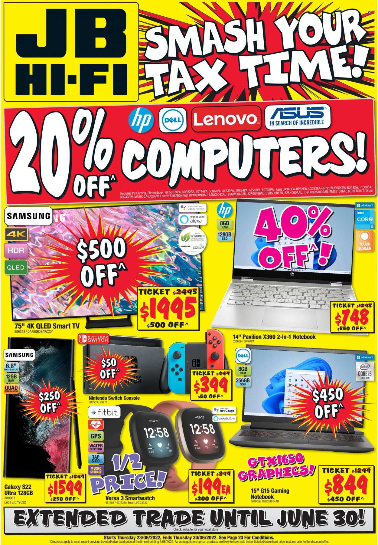 JB Hi-Fi catalogue - 23 Jun 2022 - 30 Jun 2022. Page 1
