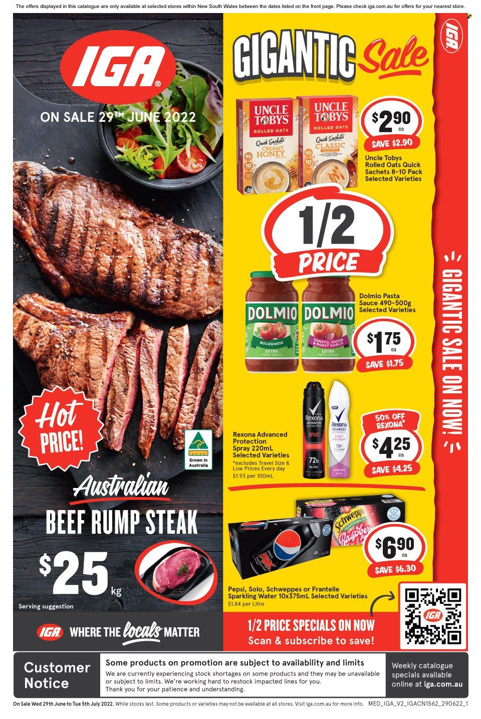 IGA catalogue - 29 Jun 2022 - 5 Jul 2022. Page 1