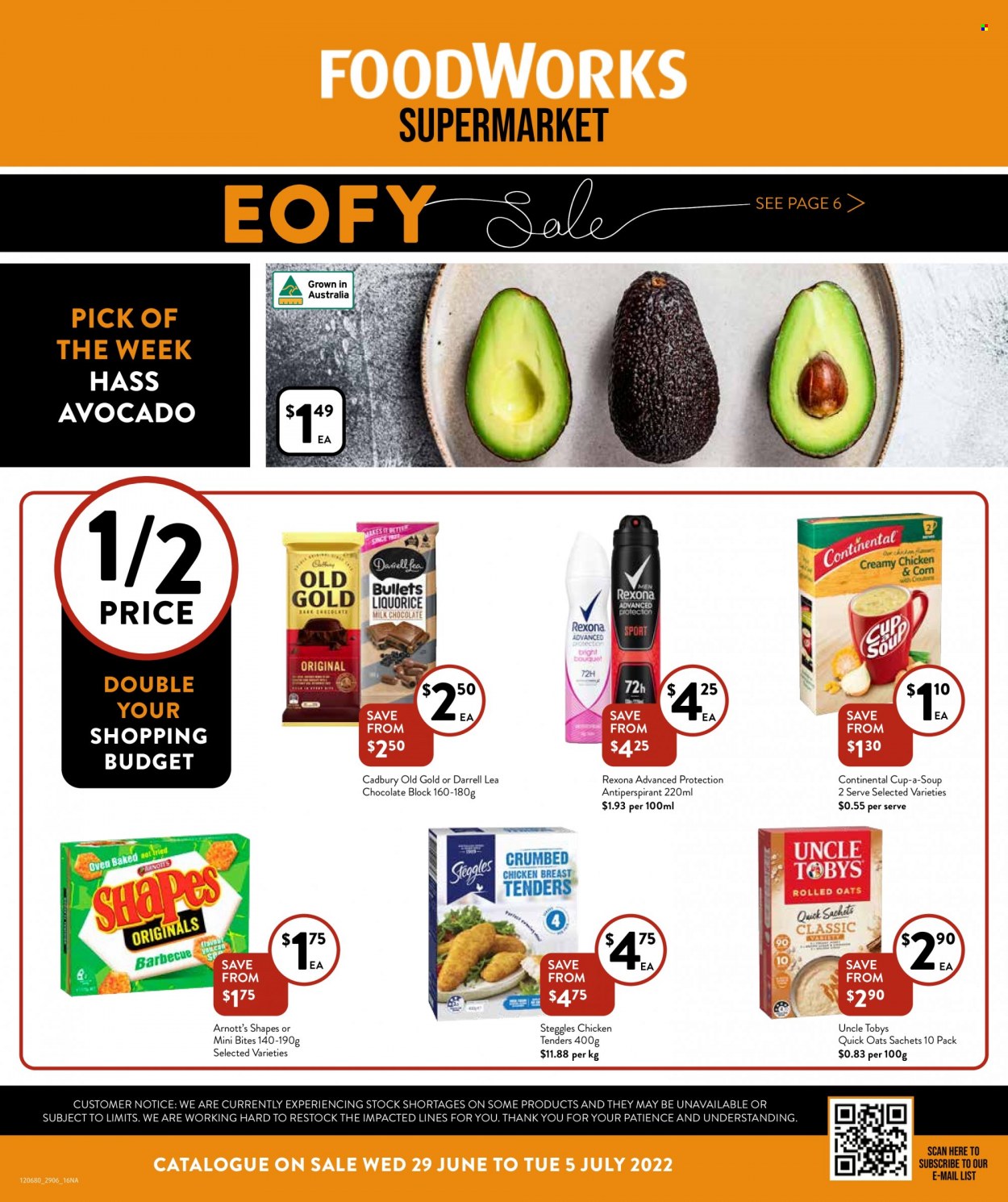 Foodworks catalogue - 29 Jun 2022 - 5 Jul 2022. Page 1