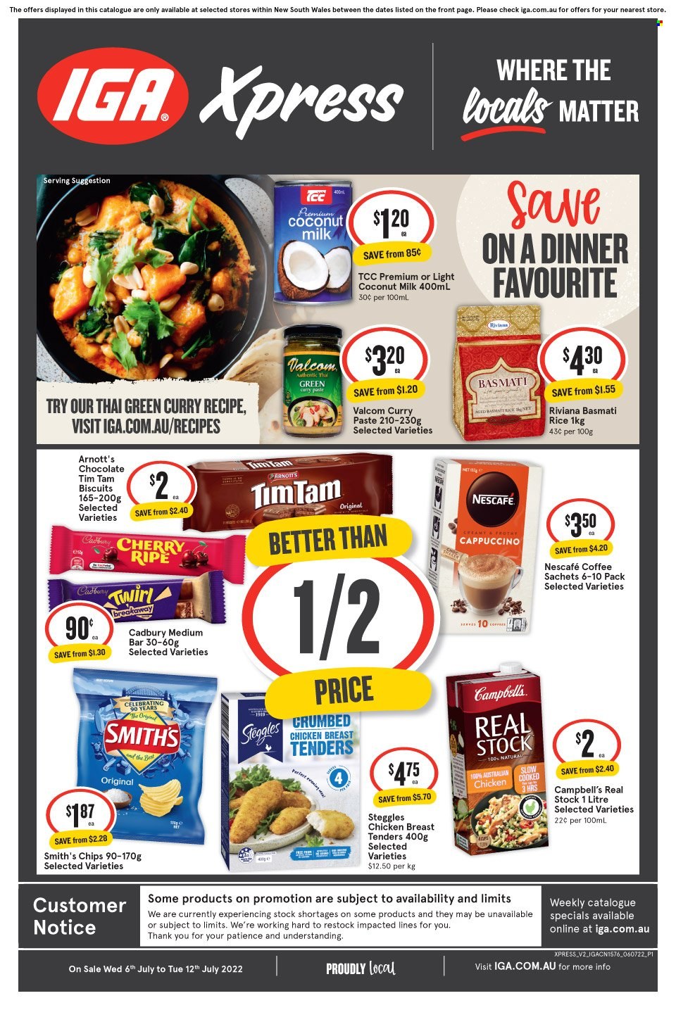 IGA Xpress catalogue - 6 Jul 2022 - 12 Jul 2022. Page 1