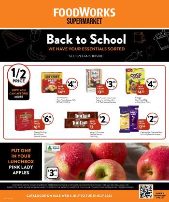 Foodworks Catalogue - 6 Jul 2022 - 12 Jul 2022.