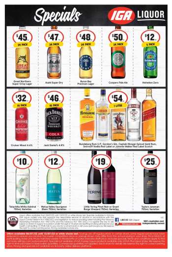 IGA LIQUOR Catalogue - 6 Jul 2022 - 12 Jul 2022.