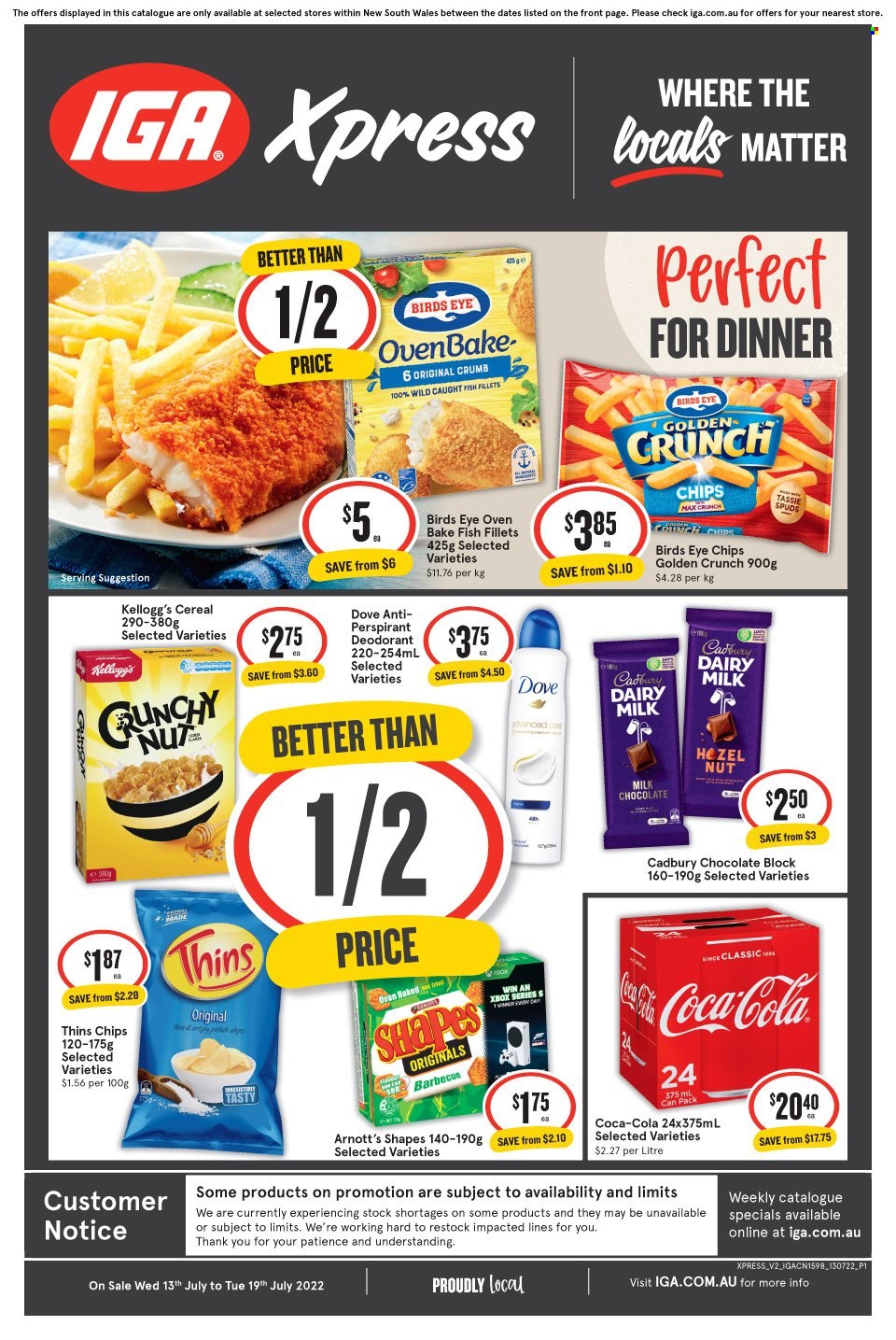 IGA Xpress catalogue - 13 Jul 2022 - 19 Jul 2022. Page 1