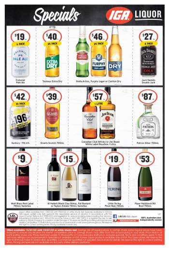 IGA LIQUOR Catalogue - 13 Jul 2022 - 19 Jul 2022.
