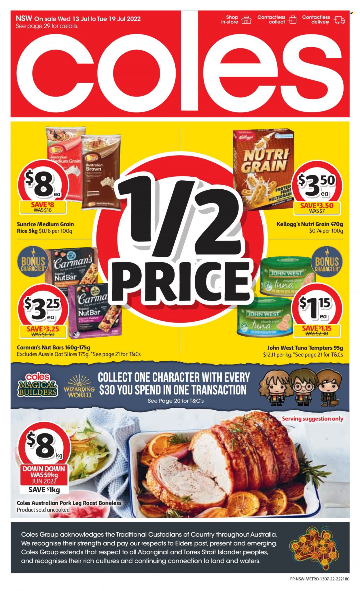 Coles catalogue - 13 Jul 2022 - 19 Jul 2022. Page 1