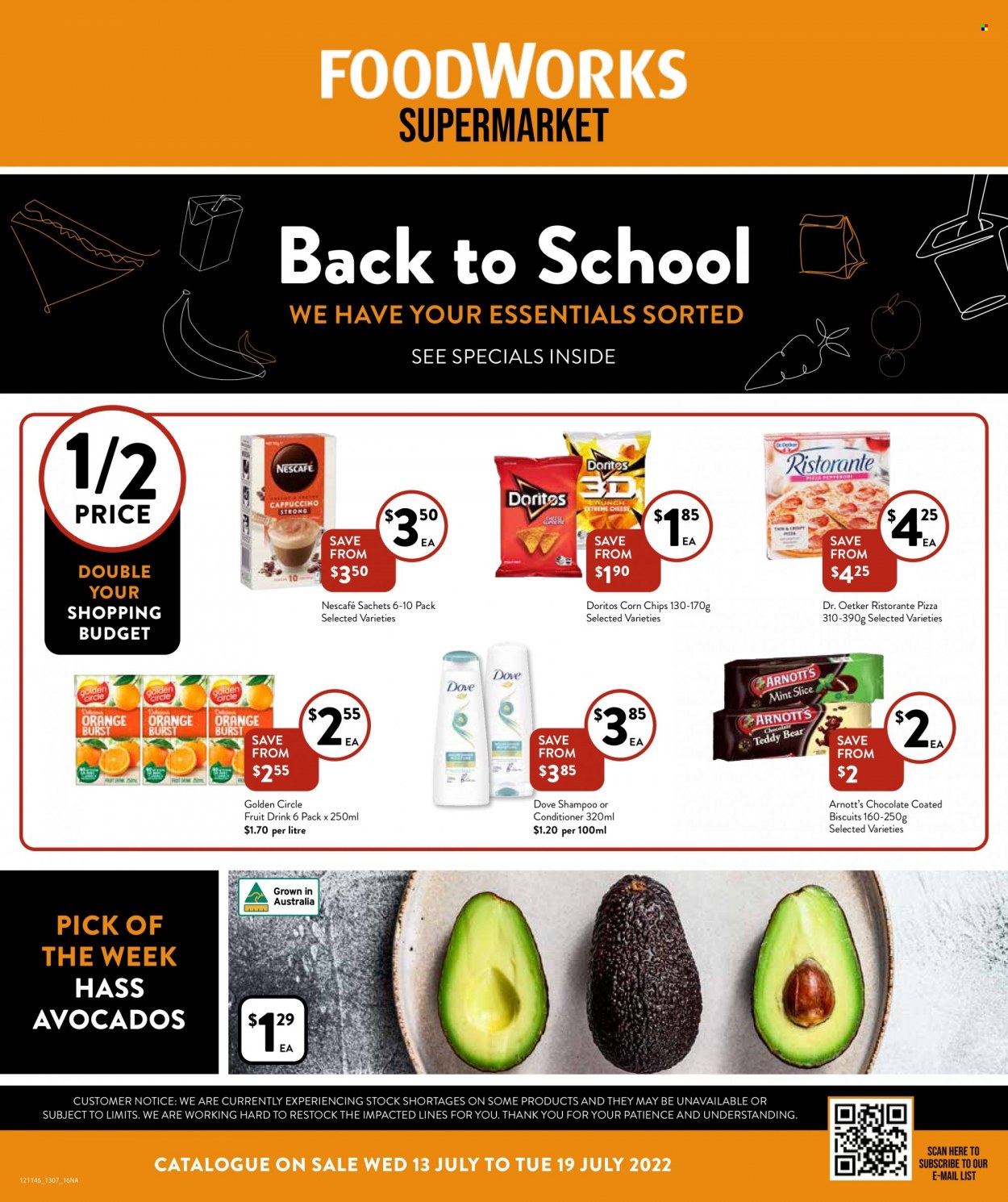 Foodworks catalogue - 13 Jul 2022 - 19 Jul 2022. Page 1