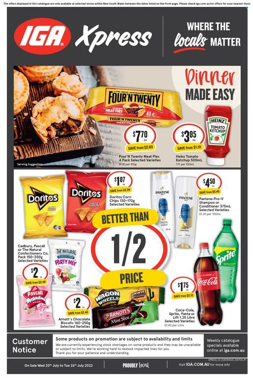 IGA Xpress catalogue - 20 Jul 2022 - 26 Jul 2022. Page 1