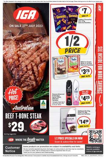 IGA Catalogue - 27 Jul 2022 - 2 Aug 2022.