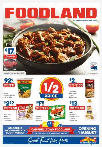 Foodland Catalogue - 27 Jul 2022 - 2 Aug 2022.