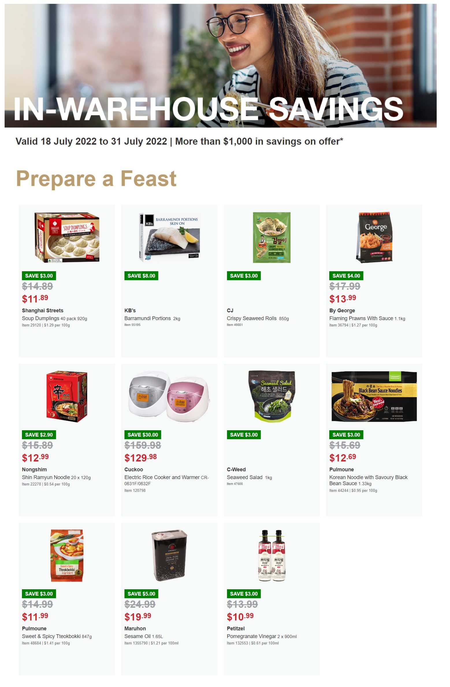 Costco catalogue - 18 Jul 2022 - 31 Jul 2022. Page 1