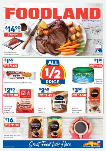 Foodland Catalogue - 3 Aug 2022 - 9 Aug 2022.