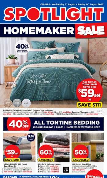 Spotlight Catalogue - 3 Aug 2022 - 14 Aug 2022.