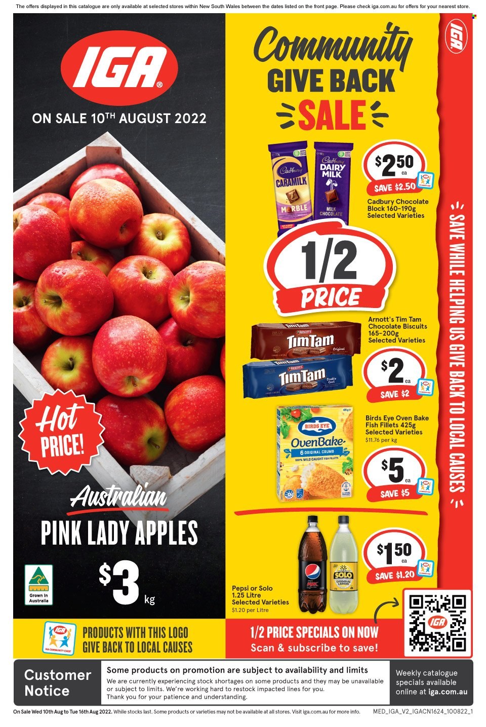 IGA catalogue - 10 Aug 2022 - 16 Aug 2022. Page 1
