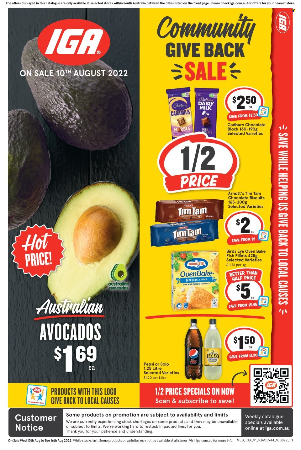 IGA catalogue - 10 Aug 2022 - 16 Aug 2022. Page 1