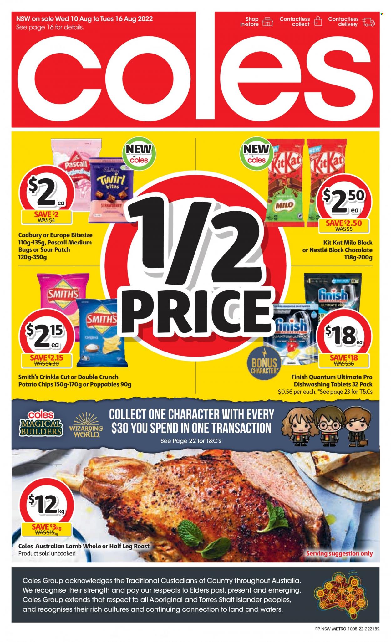 Coles catalogue - 10 Aug 2022 - 16 Aug 2022. Page 1