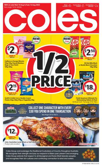 Coles Catalogue - 10 Aug 2022 - 16 Aug 2022.