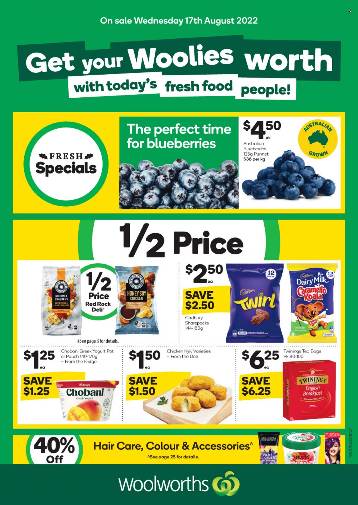Woolworths catalogue - 17 Aug 2022 - 23 Aug 2022. Page 1