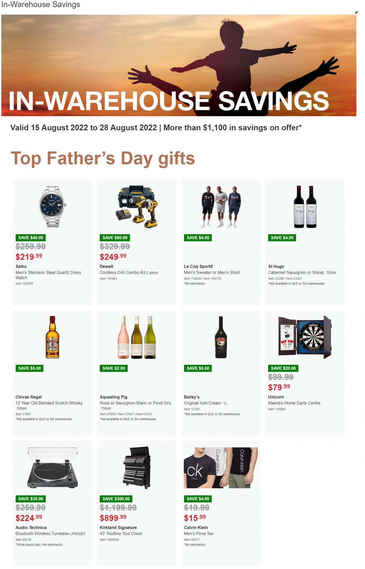Costco catalogue - 15 Aug 2022 - 28 Aug 2022. Page 1