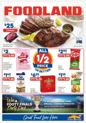 Foodland Catalogue - 17 Aug 2022 - 23 Aug 2022.