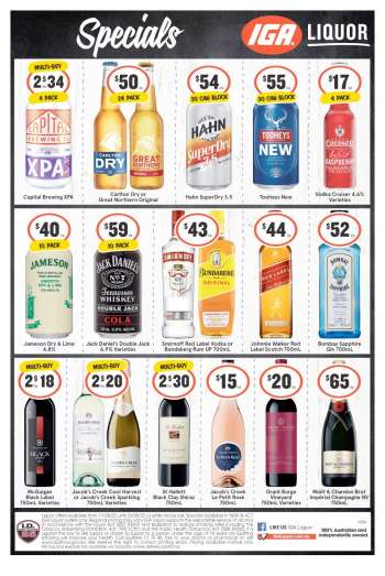 IGA LIQUOR Catalogue - 17 Aug 2022 - 23 Aug 2022.