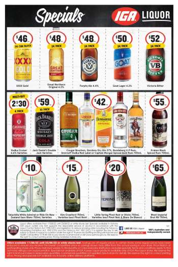 IGA LIQUOR Catalogue - 17 Aug 2022 - 23 Aug 2022.