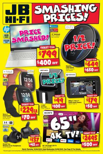 JB Hi-Fi Catalogue - 18 Aug 2022 - 24 Aug 2022.